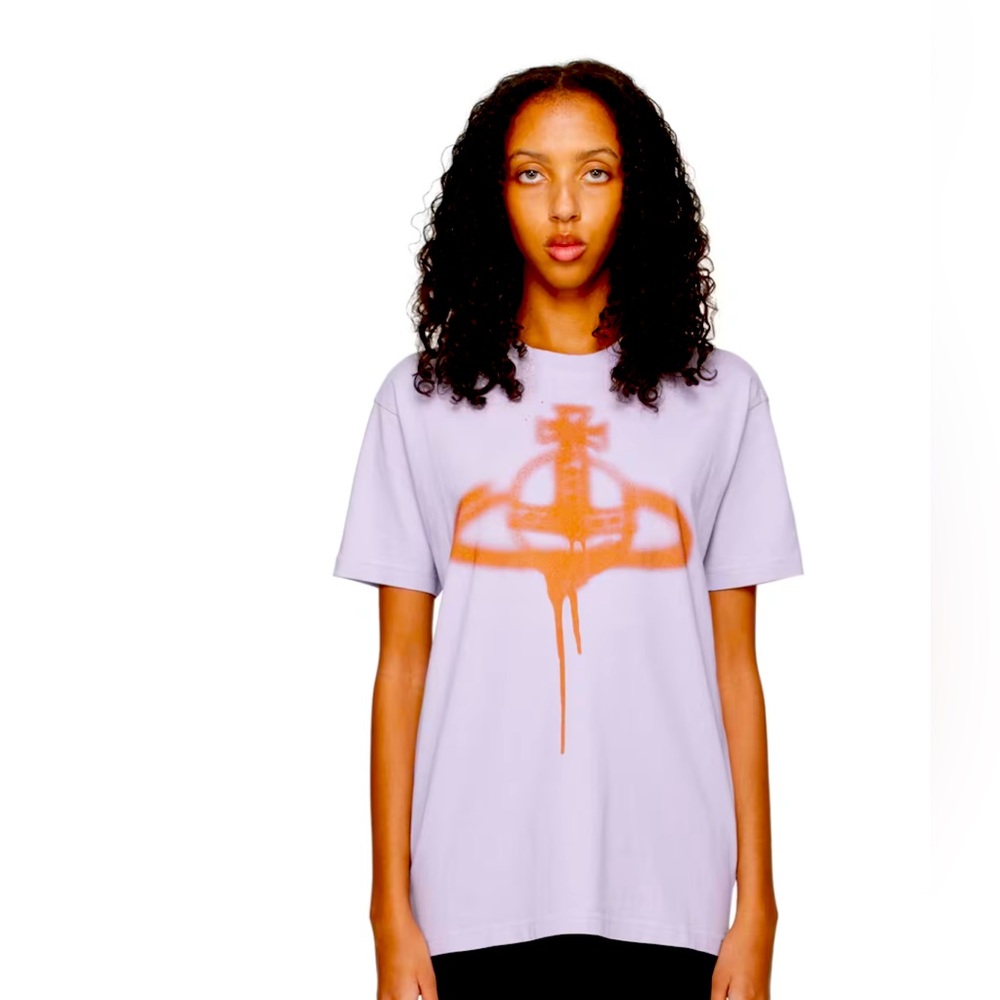 VW sprayed on Orb Tshirt S lilac new